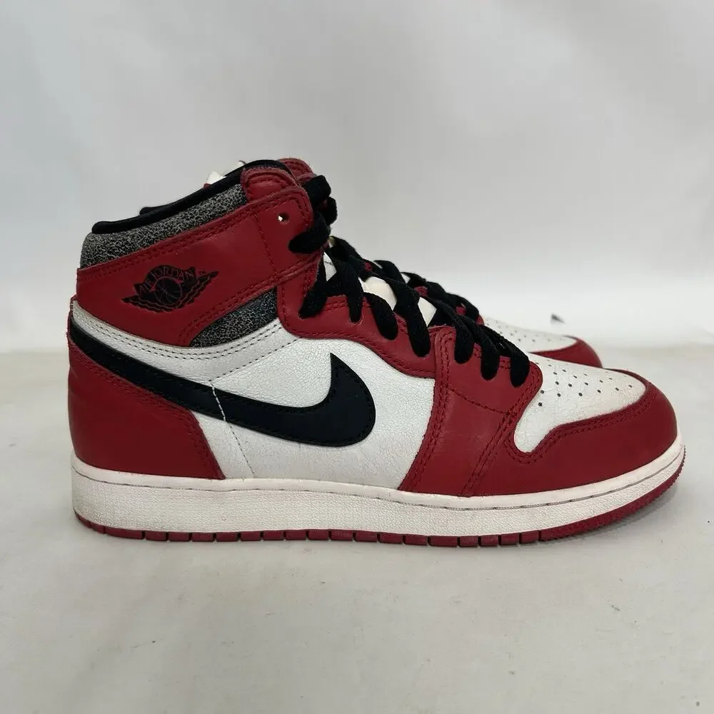 Nike Air Jordan 1 Retro High GS “Chicago/Lost and Found” - Picture 5 of 10